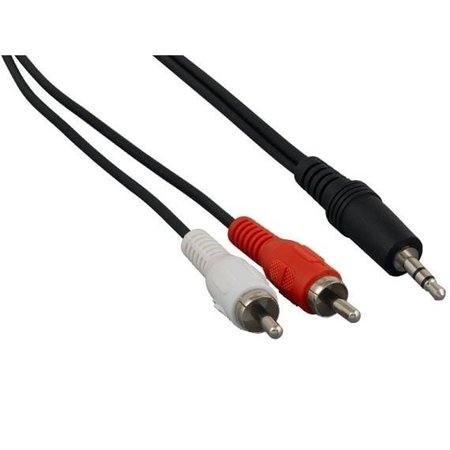 SANOXY 25ft 3.5mm Stereo Male to 2 RCA Male Audio Cable SNX-CBL-SR103-1125